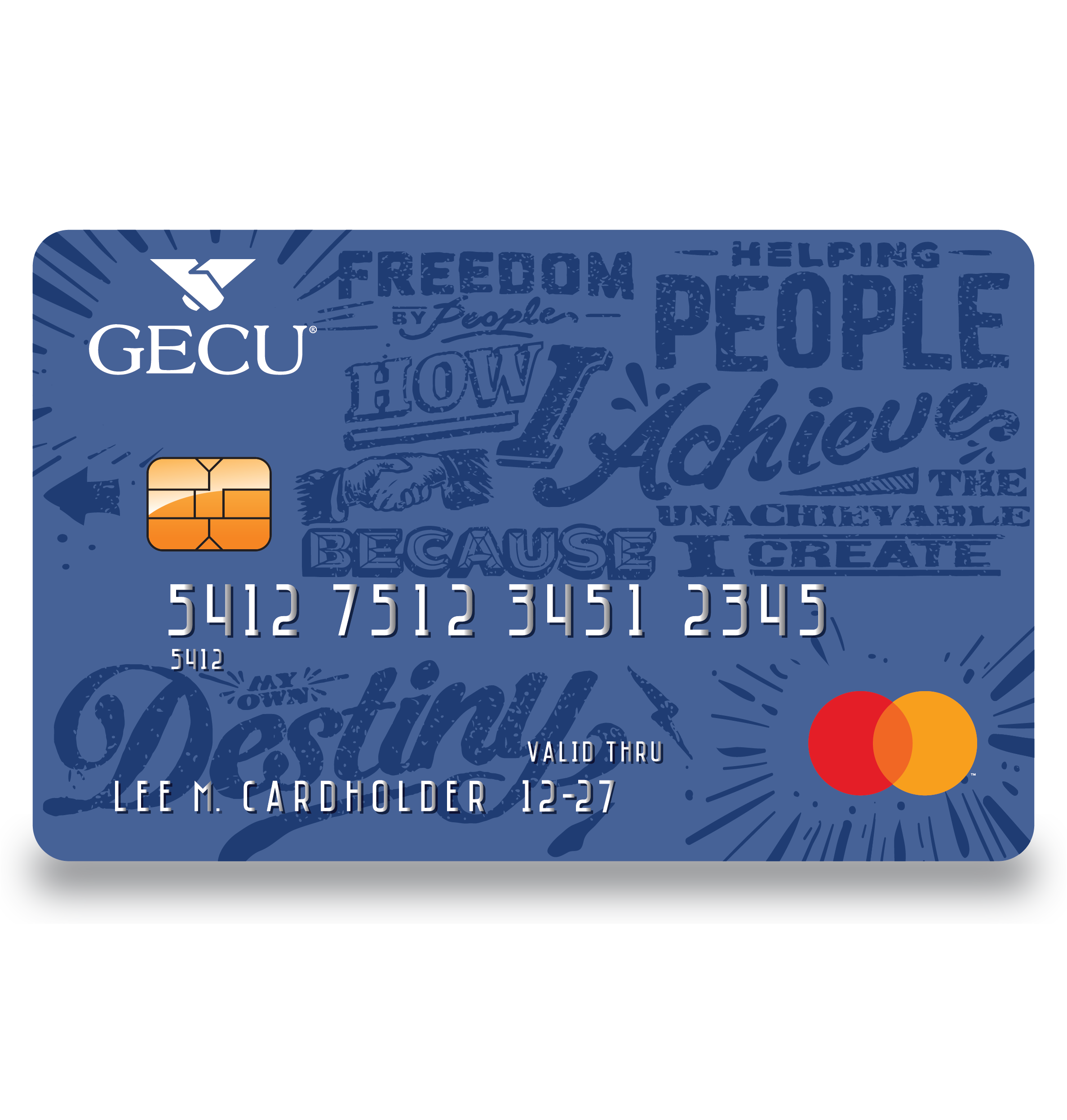 image of blue empowerment card